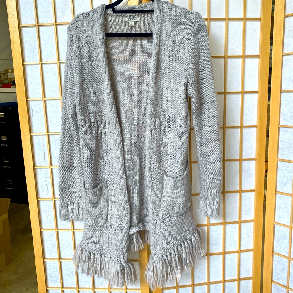 Fringe Lucky Brand 🍀 Cardigan Sweater